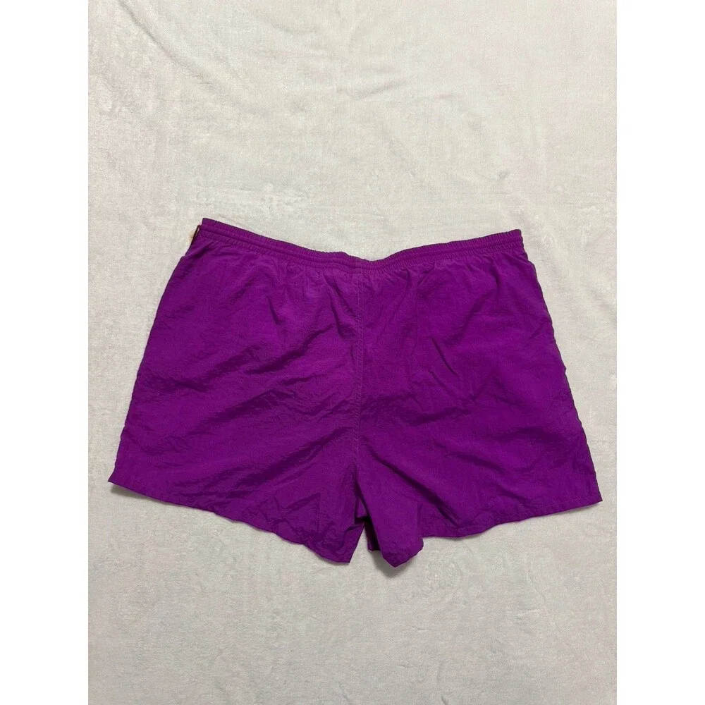 Vintage Le Coq Sportif Swim Trunks Adult XL Purple Swimsuit Shorts 1980s Logo